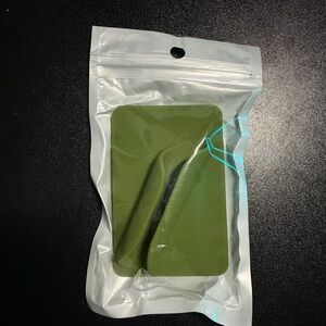 Army Green Silicone Removable Wallet and Lip Gloss  Card Holder